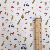 Tissu coton - SPORT - coupe minimum ou multiples de 25 x 150 cm