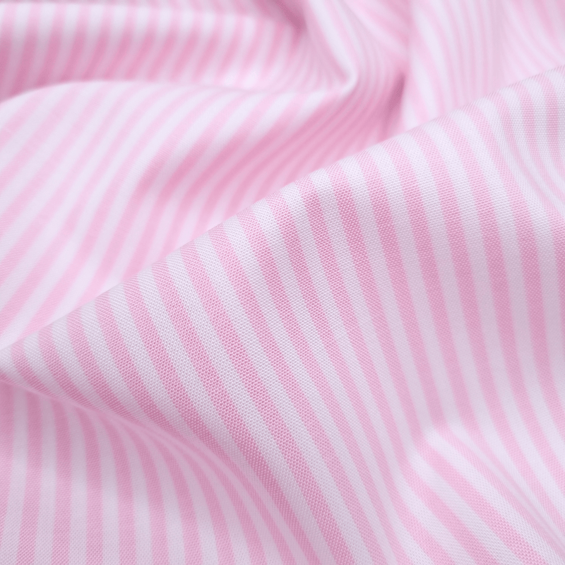Baumwoll-POPELINE-Stoff H 150 cm – ROSA STREIFEN