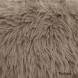 Fausse fourrure côtelée H 140 cm - CRÈME