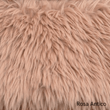 Fausse fourrure côtelée H 140 cm - CRÈME