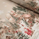 Tissu à affaissement H 160 cm - CHAMPIGNONS