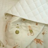 Matelassé en coton piqué H 140 cm - BLANC BLANC