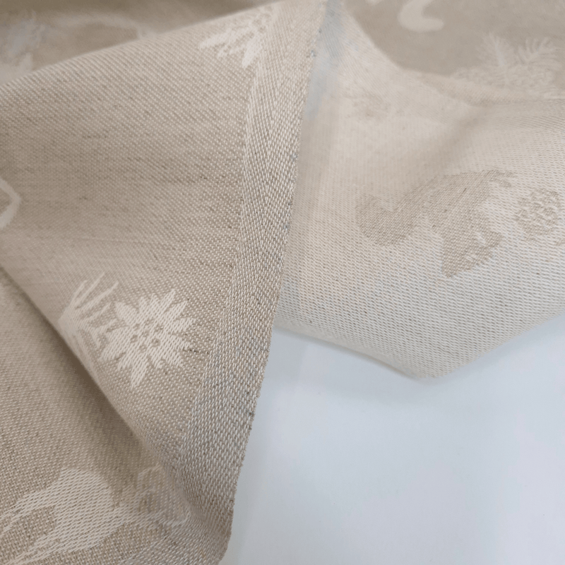 Tovagliato Fiandra in Misto Lino H 180 cm - BOSCO SABBIA