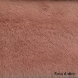 Fausse fourrure côtelée H 140 cm - CRÈME
