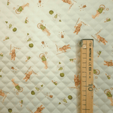 Matelassé en coton piqué H 140 cm - BLANC BLANC