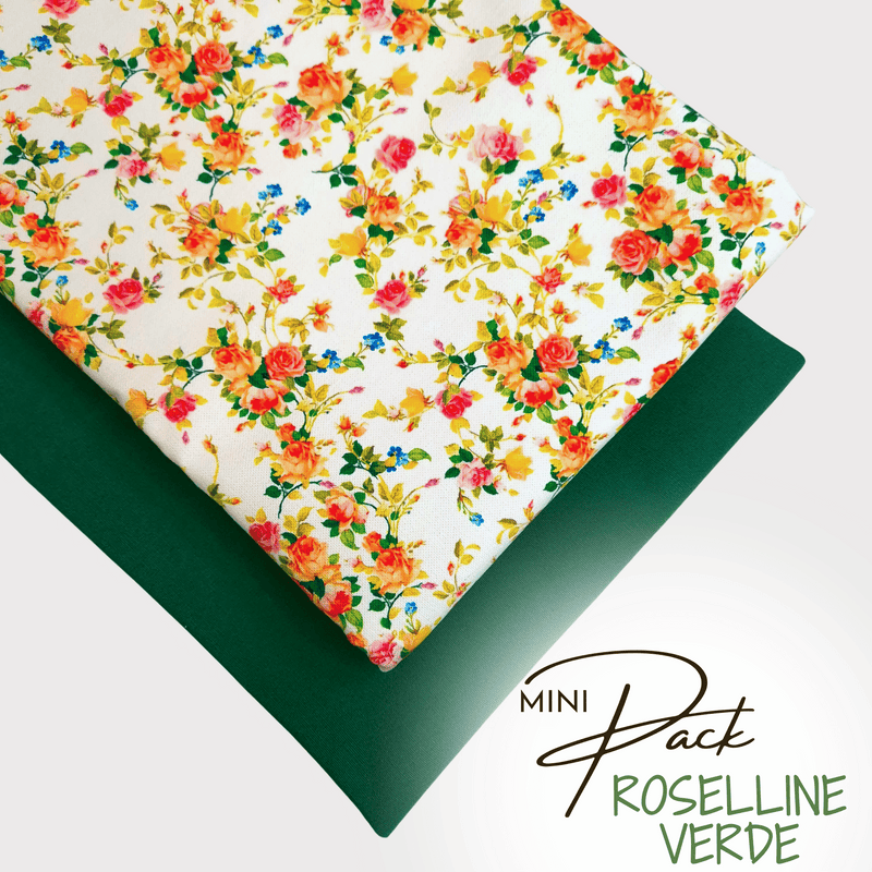 MINI PACK ROSELLINE VERDE - 2 pezzi