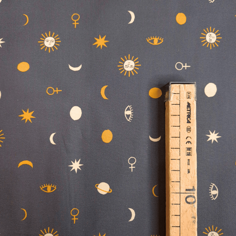 Cotone Americano H 110 cm - CELESTIAL/GRIGIO
