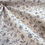 Tissu coton - RAYURES/GRIS - coupe minimum ou multiples de 25 x 180 cm