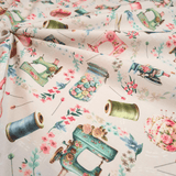 Panama Digital Fund Cotton – TROPICAL – Mindestschnitt oder Vielfaches von 25 x 280 cm
