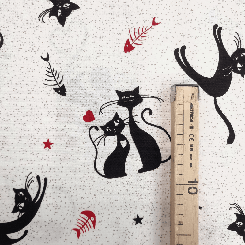 Cotone Fondo Panama H 180 cm - GATTI INNAMORATI