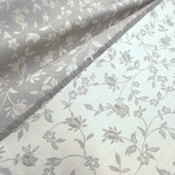 Tovagliato Fiandra di  Cotone H 180 cm - FIORELLINI ACCIAIO