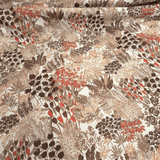 Panama Digital Fund Baumwolle H 280 cm - BRAUNE BLÄTTER