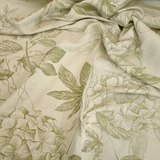 Tovagliato Fiandra in Misto Lino H 180 cm - ORTENSIE VERDE