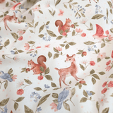 Tissu coton H 140 cm - FORÊT MAGIQUE