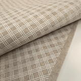 Pannolenci Stampato Scottish H 180 cm - LANA/QUADRO BIANCO