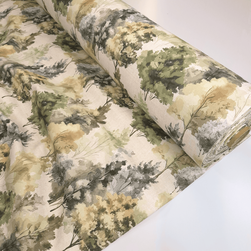 Baumwollmischung Panama Digitaler Hintergrund H 280 cm – OSTERKÖRBE/SCHMETTERLINGE