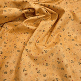 Cotone Americano H 110 cm - FIORELLINI E FARFALLE/BEIGE