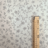 Tovagliato Fiandra di  Cotone H 180 cm - FIORELLINI ACCIAIO