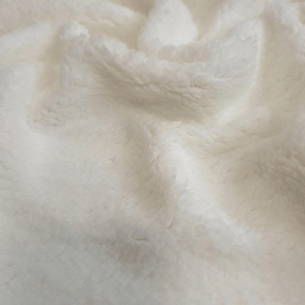 Pelliccia d'agnello sintetica H 160 cm - BIANCO LANA