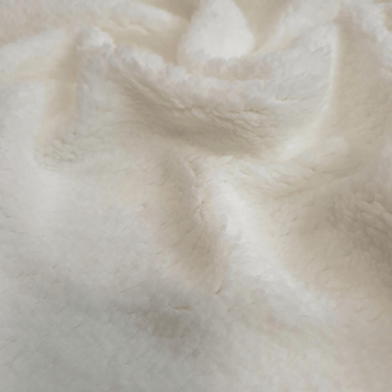 Pelliccia d'agnello sintetica H 160 cm - BIANCO LANA