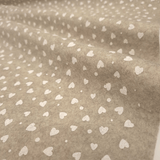 Pannolenci Stampato Little Love H 180 cm - LANA/CUORI BIANCHI
