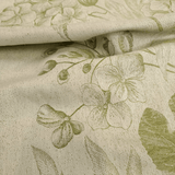 Tovagliato Fiandra in Misto Lino H 180 cm - ORTENSIE VERDE