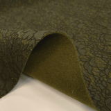 Wollfilz mit Spitze – OLIVENGRÜN – Mindestzuschnitt oder Vielfaches von 25 x 135 cm