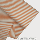 Collezione "Riga, quadretto e unito" H 180 cm  - ARANCIO