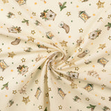 Cotone Natale H 145 cm - CASETTA D'INVERNO/PANNA