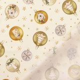 Cotone Natale H 145 cm - MAGIA NELLE SFERE/PANNA
