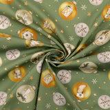 Cotone Natale H 145 cm - MAGIA NELLE SFERE/VERDE