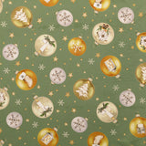 Cotone Natale H 145 cm - MAGIA NELLE SFERE/VERDE