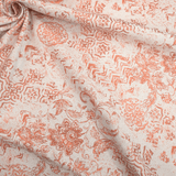 Tissu d'ameublement Jacquard H 140 cm - FUCHSIA HEXAGON STAR