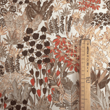 Panama Digital Fund Baumwolle H 280 cm - BRAUNE BLÄTTER