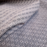 Tessuto Arredo Jacquard H 140 cm - STELLA ESAGONALE/GRIGIO