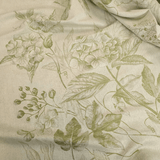 Tovagliato Fiandra in Misto Lino H 180 cm - ORTENSIE VERDE