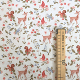 Tissu coton H 140 cm - FORÊT MAGIQUE
