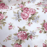 Cotone Fondo Panama H 280 cm - ROSELLINE/BIANCO