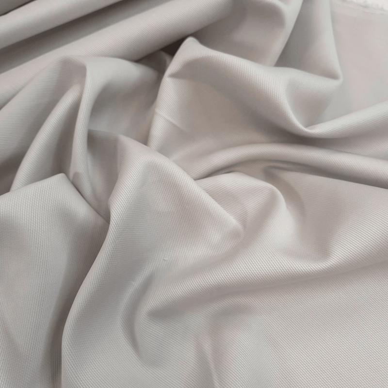 Piquet de coton H 150 cm - COULEUR UNI IVOIRE