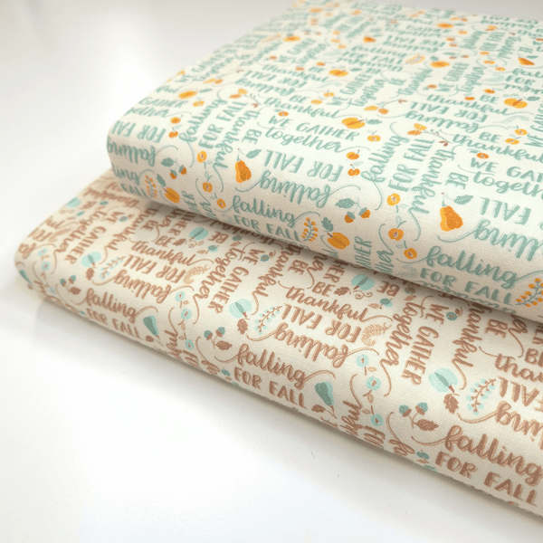 Cotone Americano H 110 cm - SCRITTE AUTUNNO