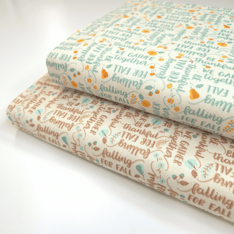 Cotone Americano H 110 cm - SCRITTE AUTUNNO