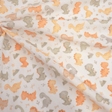 Tessuto Cotone "Collezione Baby Wonderland" H 145 cm - BABY DINOSAURI