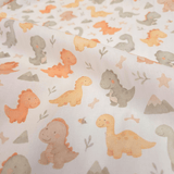 Tessuto Cotone "Collezione Baby Wonderland" H 145 cm - BABY DINOSAURI