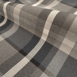 Tessuto Arredo M. Cotone H 280 cm - QUADRO NERO/GRIGIO