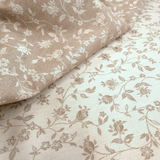 Tissu coton - RAYURES/GRIS - coupe minimum ou multiples de 25 x 180 cm