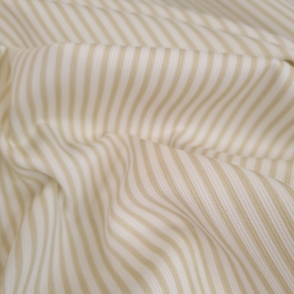 Piquet millerighe H 150 cm - RIGHETTE BEIGE/BIANCO