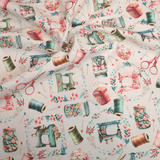 Panama Digital Fund Cotton – TROPICAL – Mindestschnitt oder Vielfaches von 25 x 280 cm