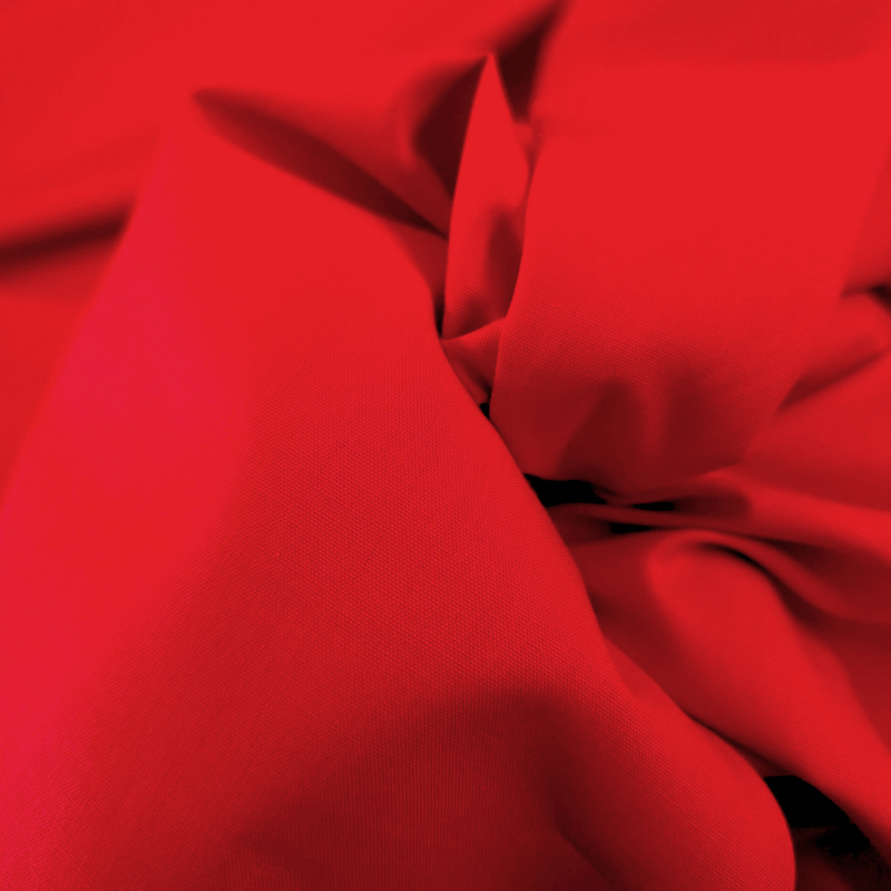 Cotone Percalle H 310 cm - ROSSO