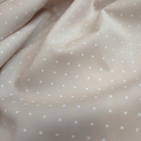 Piquet de coton H 150 cm - POINT BEIGE
