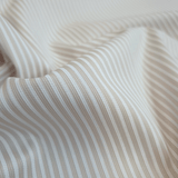 Piquet de coton H 150 cm - RAYURES BEIGE
